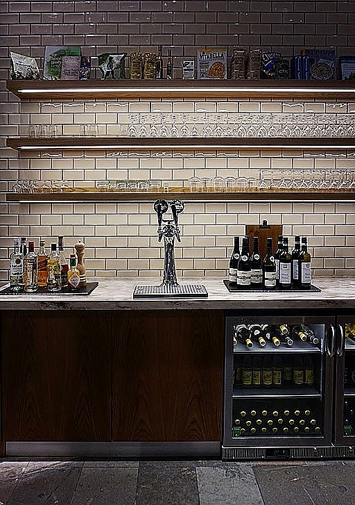 SAS Lounge bar detail